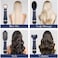 4 in 1 Hairdryer Hot Air Brush Set, Styler Set, Hairdryer Brush with 4 Attachments For Drying, Smoothing, Volume and Styling, Ion Care Blue