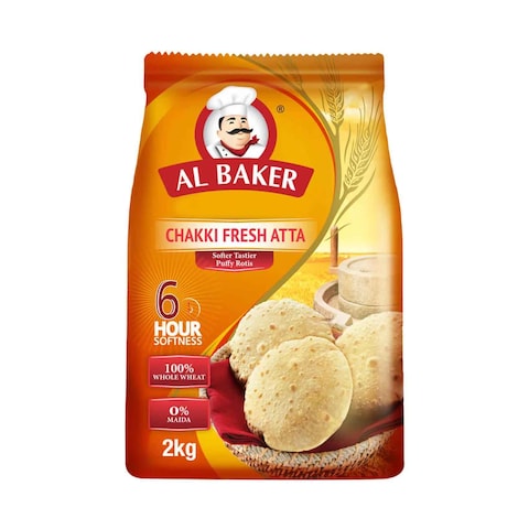 Al Baker Chakki Fresh Atta 2Kg