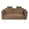 In House Rosela 2 In 1 Sofabed Velvet Upholstered - Light Brown