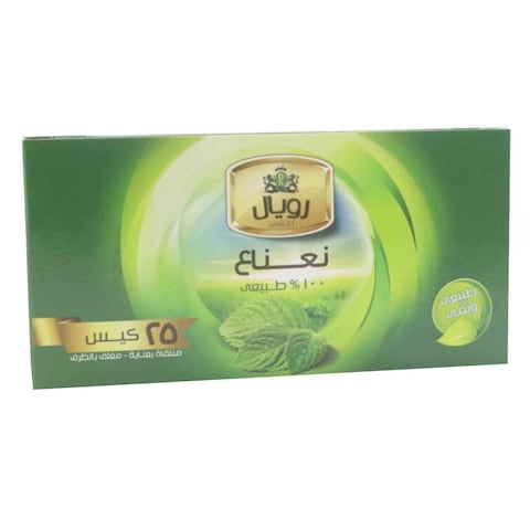 Royal Herbs Peppermint Tea Bags 1.5g &times; 25 Bags
