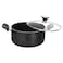 Sonex Non Stick Casserole Black Granite 40 cm, 19 Liter, Dishwasher Safe, Cool Bakelite Handle, Durable &amp; Long Lasting
