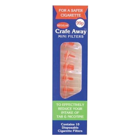 Crafe Away Antismoking Mini Filters 10 Pieces