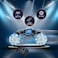 Generic 4Wd 2.4Ghz Skidding Stunt RC Car With Off Road Tires, Remote Control Car With Gesture Control Band, Transforming Toy With LED Lights Spin 360 Degrees, Blue