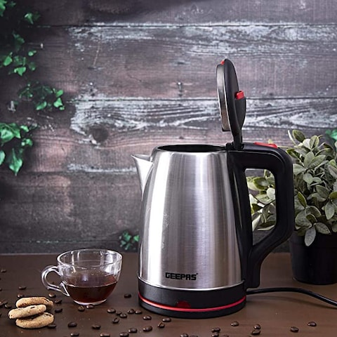 Geepas Stainless Steel Electric Kettle, 1.8 L