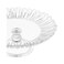 Pasabahce Aurora Food Serving Plate - 20 Cm -Clear
