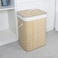 Orchid Bamboo Laundry Basket Bathroom &amp; Bedroom Laundry Bin, Removable Lining Laundry Hamper, with 100% Natural Bamboo Laundry Basket (Rectangular Bamboo Basket)