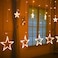 Generic-Yellow Led String Lights Home Bedroom Window Curtain Christmas Party Wedding Festival Decorative String Lamp