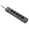 APC SurgeArrest Electrical Strip 5 Outlets 2 USB Ports - 230 Volts - Black - PME5U2B-GR