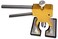 Generic Automobiles Body Paintless Dent Remover Repair Puller Kit Tools Car Vehicle Concave Dent Repair Puller Set.