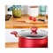 Tefal Expert Stewpot with Glass Lid - Size 26 - Red