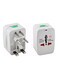 Marrkhor All-In-One International Travel Power Charger Universal Adapter Plug White