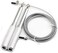 ULTIMAX Jump Rope Adjustable for Fitness Workout Exercise Jump ropes-Silver