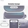 elago Silicone Hang designed for Samsung Galaxy Buds 3/3 Pro case cover with carabiner - Lavender Grey