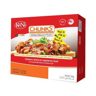 K&amp;N&#39;s Chicken Tikka Chunks 560g