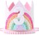 Wawuo Birthday Rainbow Girl Crown, Hat For Event Party Supplies, 1/2-6 Photo Props, Soft Princess