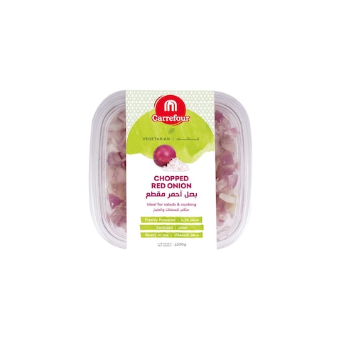 Carrefour Sliced Red Onion  250G