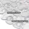 Home Pro PVC Bathmat Clear 68x36cm