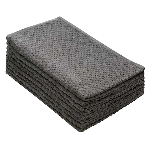 Plain Kitchen Towel Grey