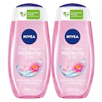 Buy NIVEA Shower Gel Body Wash Waterlily  Oil with Caring Oil Pearls and Waterlily Scent 250ml Pack of 2 in UAE