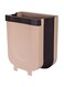 Generic Portable Trash Can Brown/Black 25 X 18 X 22cm