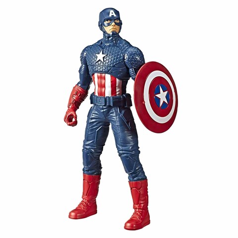 MVL 9.5IN FIGURE CAPT AMERICA E5556