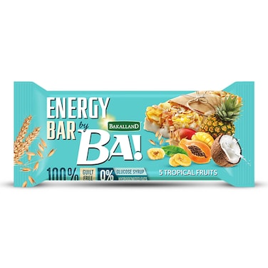 Bakalland BA 5 Tropical Fruits Energy Bar 40g