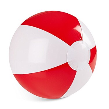 Inflatable 12&quot; Inch Red and White Color 1 Dozen Beach Balls (12 Pack)