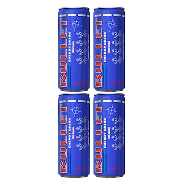Bullet Taurine Energy Drink 250ml x Pack of 4
