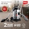 Impex PowerPro Vacuum cleaner VC 4708-2200W   Ultra-Capacity 21L   Advanced Accessories   High Performance &amp; Low Noise   Strong Metal Body   Convenient Handle (Black)