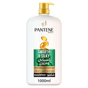 Pantene Pro-V Smooth &amp; Silky Shampoo for Rough/Frizzy Hair - 1000ml