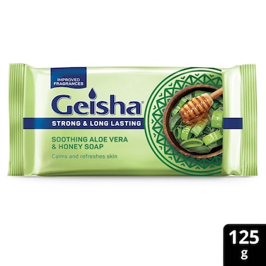 Geisha Aloe Vera &amp; honey Bathing Soap 125G