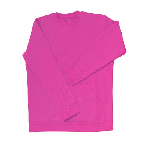 La Collection Crew Neck Sweatshirt for Women - Medium - Fucshia