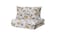 3-piece bedlinen set for cot, forest animal pattern/multicolour60x120 cm