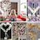 150CM Heart-Shaped Balloon Frame Stand, No Balloons Included, Ideal for Party Decorations, Weddings, Birthdays, and Celebrations(Love sky circle 1002)