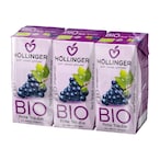 Buy Hollinger Bio Organic Red Grape Juice 200ml Pack of 3 in UAE