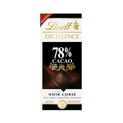 Lindt Excellence 78Perc Cacao Dark Chocolate 100GR
