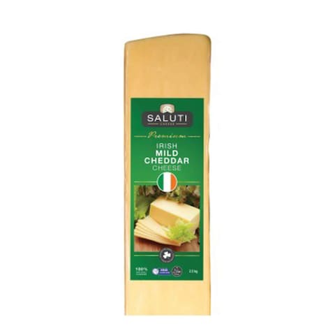 Saluti Mild White Cheddar Cheese - 200 gram