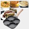 Generic 4 Hole Omelet Pan For Burger Eggs Ham Pancake Maker Wooden Handle Frying Pot Non-Stick Cooking Breakfast