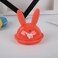 Popular Double Wall Rabbit Frosty Gel Plastic Freezer Water Mug With Cute Lid For Summer