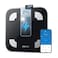 RENPHO Scale for Body Weight Battery-Free Solar Power Digital Bathroom Smart Scale - Black