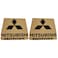 Universal Car Seat Cover Car Seat Dust Dirt Protection Cover 2/Pcs Set Beige