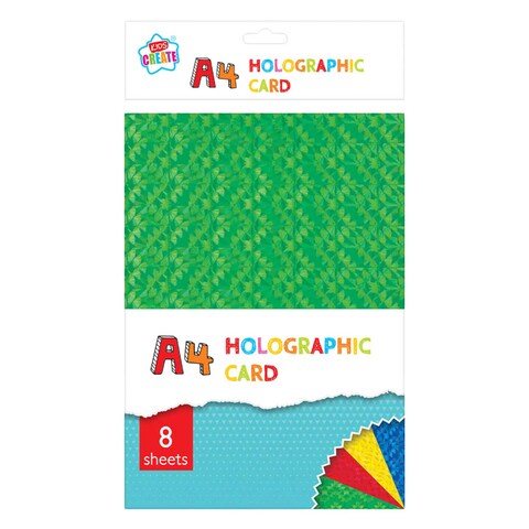 KC A4 8 SHEETS HOLOGRAPHIC CARD