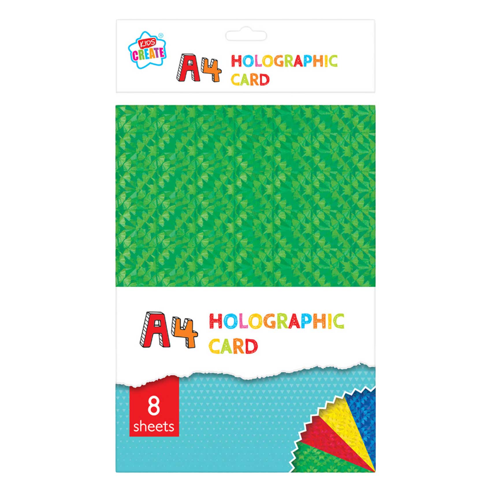 KC A4 8 SHEETS HOLOGRAPHIC CARD