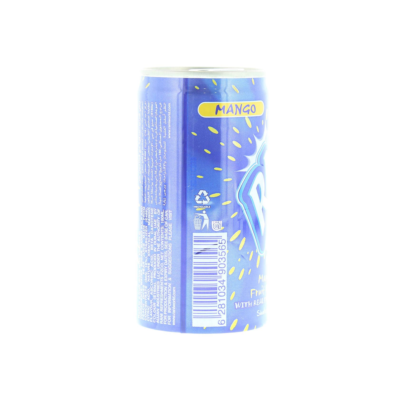 Rani Juice Float Mango Fruit Flavor With Real Fruit Pieces 180 Ml product thumbnail 4