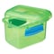 Sistema Rectangular Plastic Lunch Box Set Multicolor 400ml x 3 Pieces