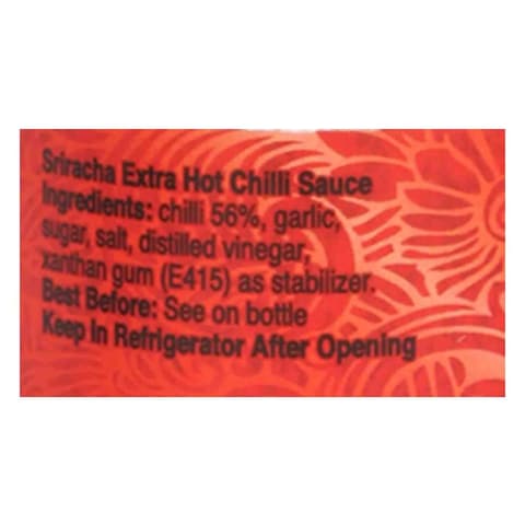 Real Thai Super Extra Hot Chilli Sauce 280g