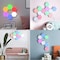 UK Plus Hexagon Splicing RGB Lights Hexagonal Wall Lights Modular Touch Sensitive Lights Diy Glow Homekit Multicolor Lamp Colour HoneycoMB Lights