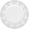 Royalford Velvett Collection 8" Area Grey Quarter Plate- Rf11747 Premium-Quality Opalware, Light-Weight And Food-Grade Plate With Elegant Floral Design Dishwasher-Safe And Freezer Multicolor