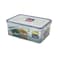 Lock &amp; Lock Classic Food Container With Divider HPL825B Clear/Blue 2.3L