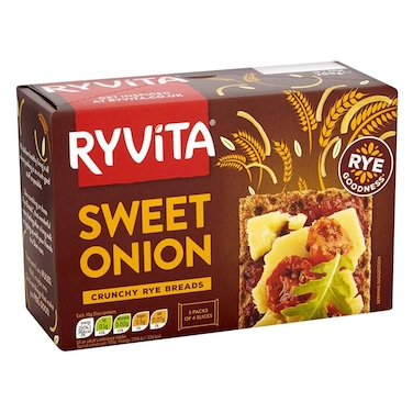 Ryvita Deli Sweet Onion Crisp Bread 200g